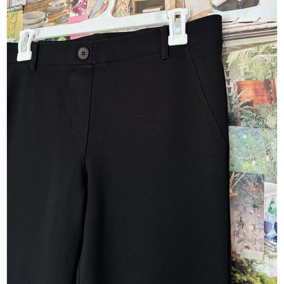 Black Betabrand Classic Dress Pant Yoga Pant Straight M - Picture 4 of 10